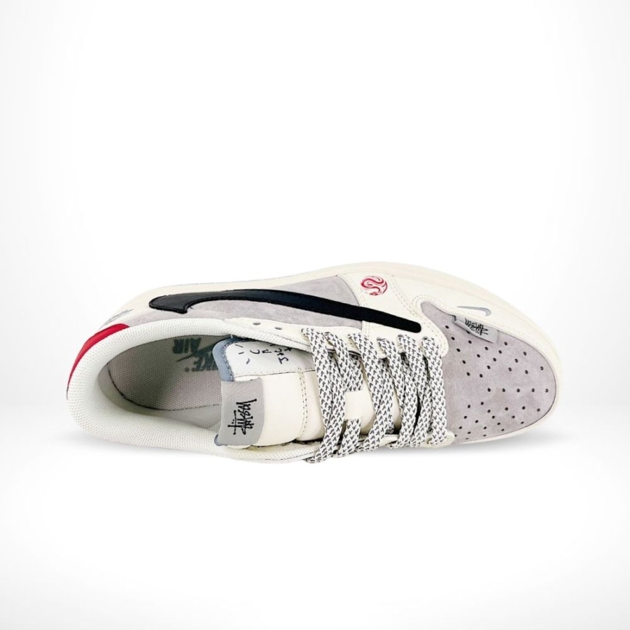 Top-down view of the Air Jordan 1