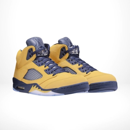 Angle view of Air Jordan 5