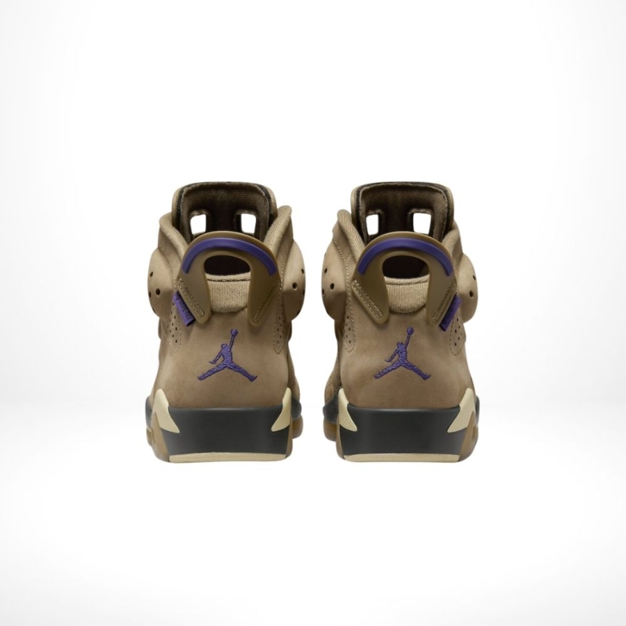 Rear view of Air Jordan 6