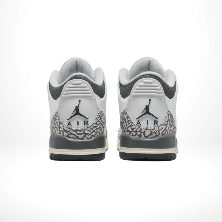 Rear view of Air Jordan 3