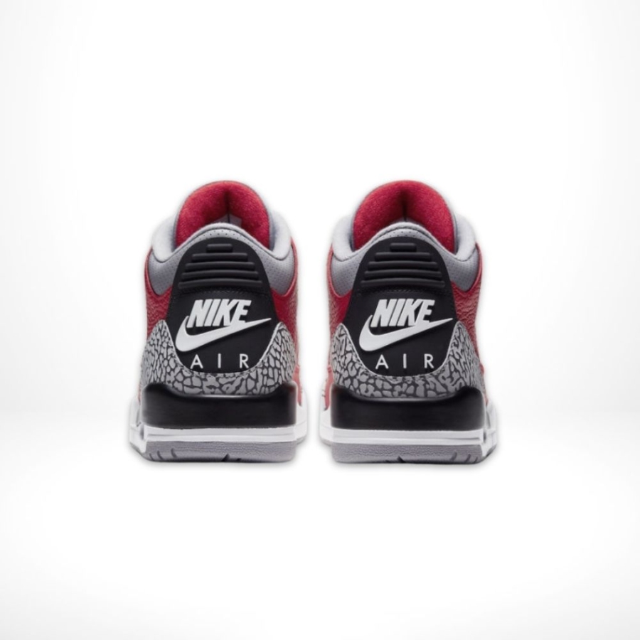 Rear view of Air Jordan 3