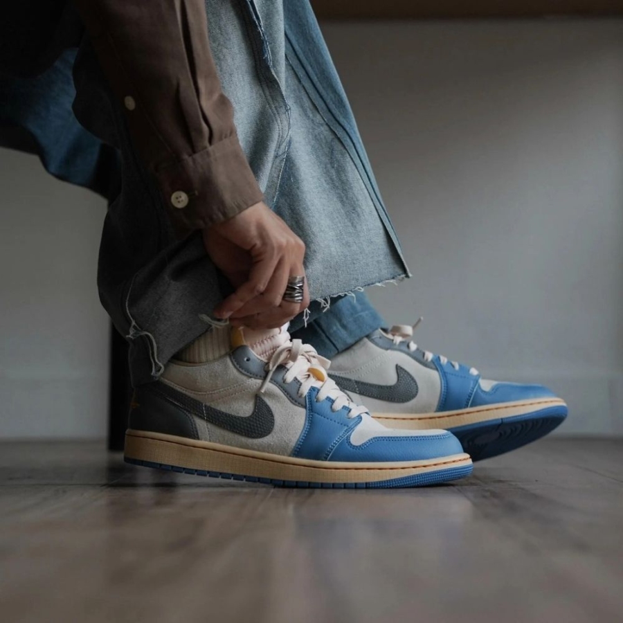 Real lifestyle image of Air Jordan 1