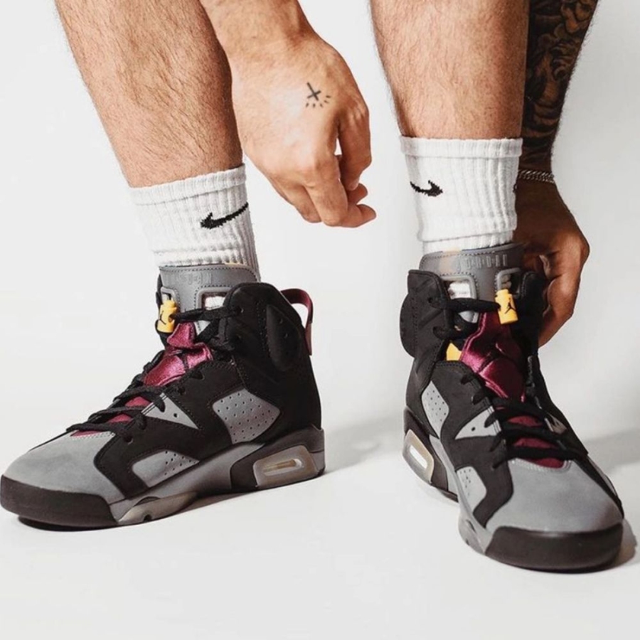 Real lifestyle image of Air Jordan 6