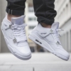 Real lifestyle image of Air Jordan 4