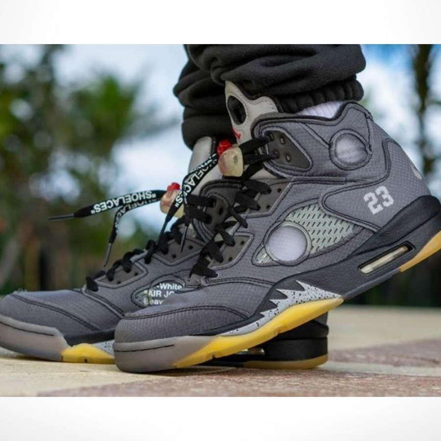 Real lifestyle image of Air Jordan 5