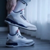 Real lifestyle image of Air Jordan 3