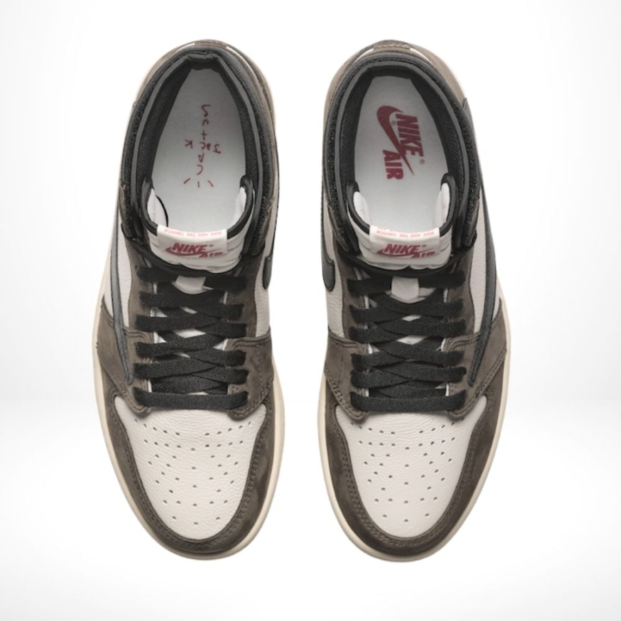 Top view of Air Jordan 1