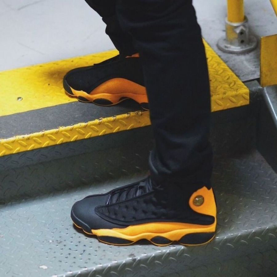 Real lifestyle image of Air Jordan 13