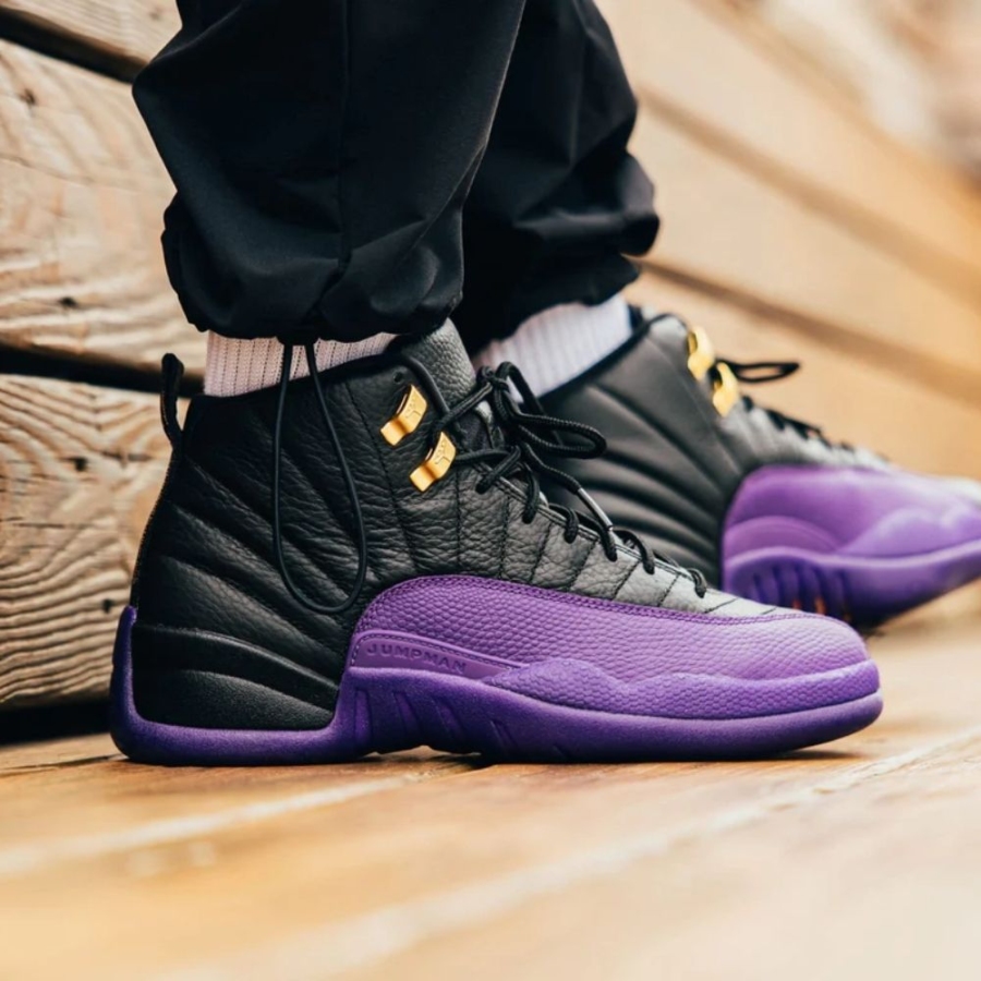 Real lifestyle image of Air Jordan 12
