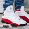 Real lifestyle image of Air Jordan 13