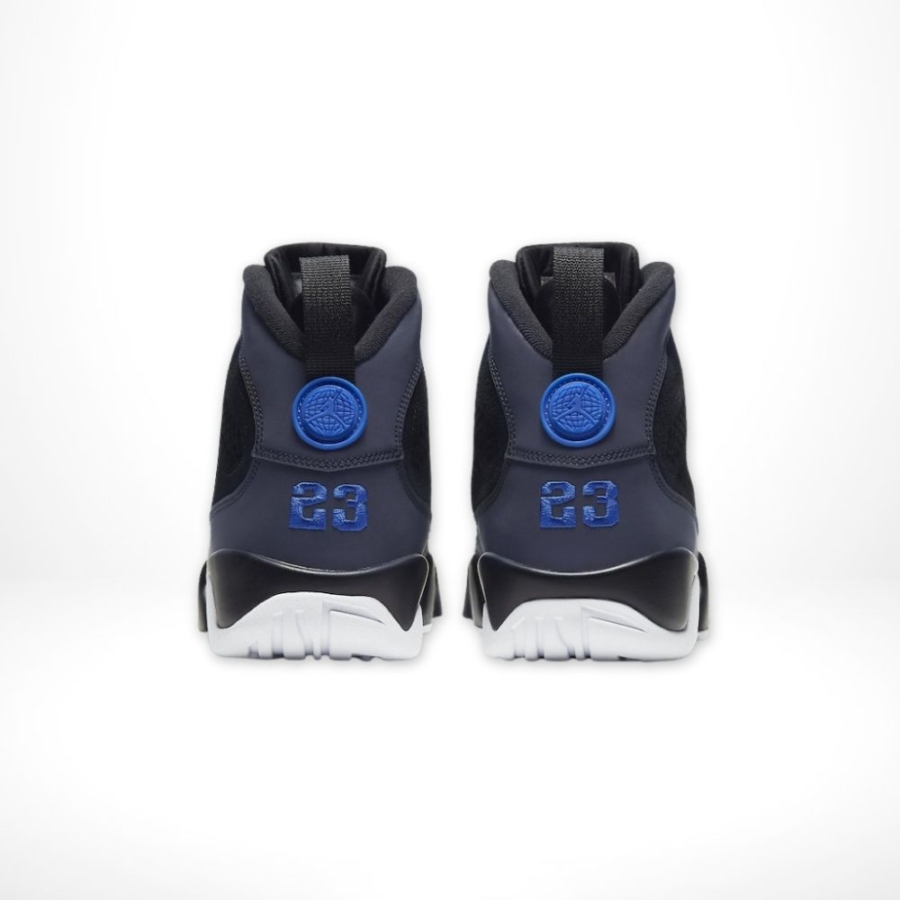 Rear view of Air Jordan 9