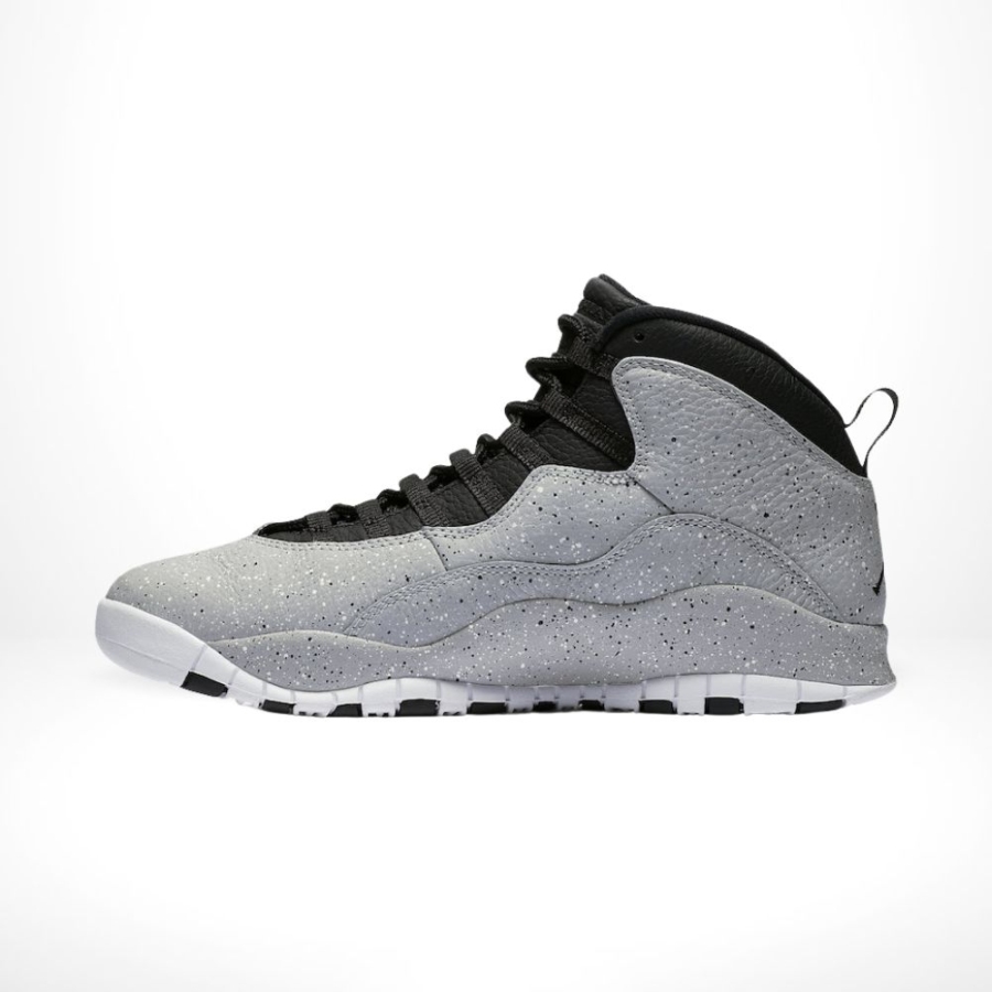 Side profile of Air Jordan 10