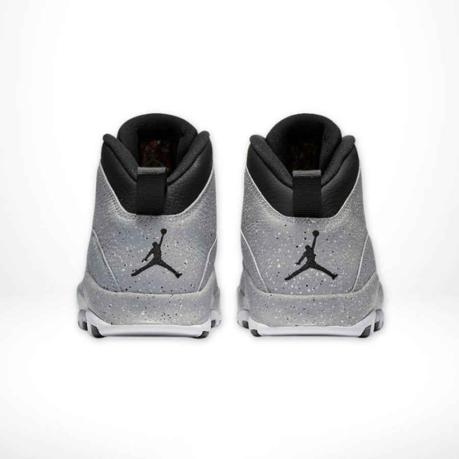 Rear view of Air Jordan 10