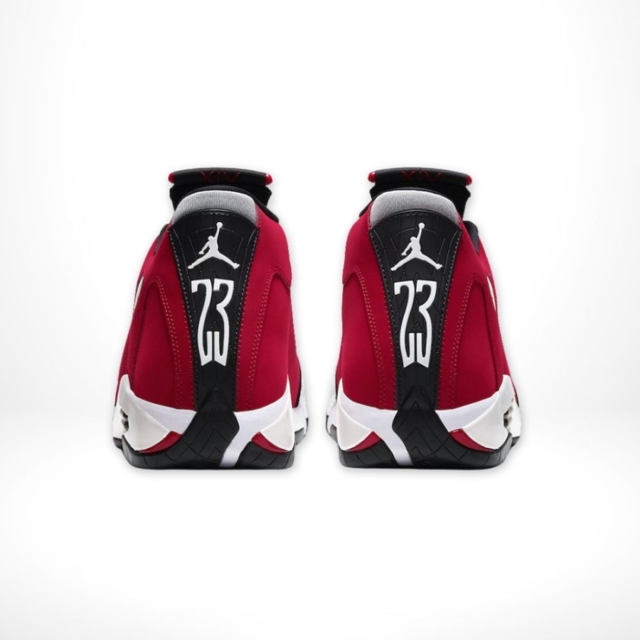 Rear view of Air Jordan 14