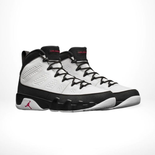 Angle view of Air Jordan 9
