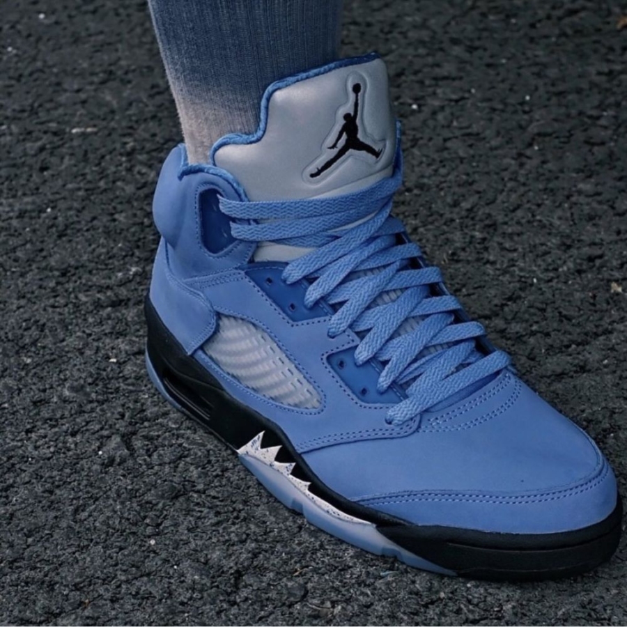 Real lifestyle image of Air Jordan 5