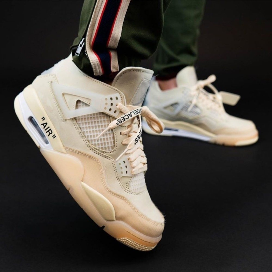 Real lifestyle image of Air Jordan 4