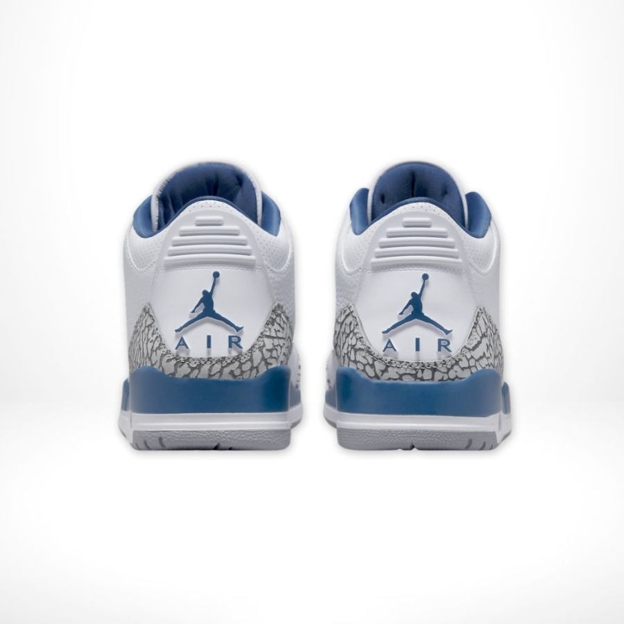 Rear view of Air Jordan 3