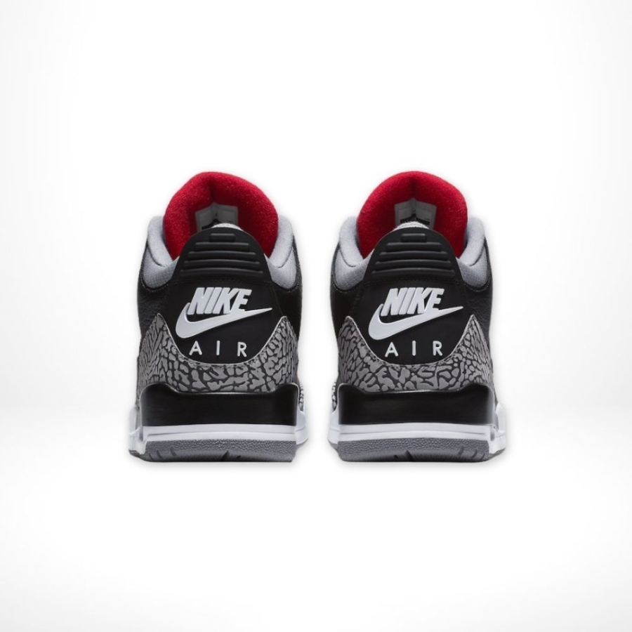 Rear view of Air Jordan3