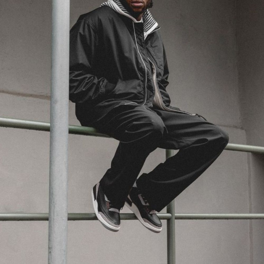 Real lifestyle image of Air Jordan 3