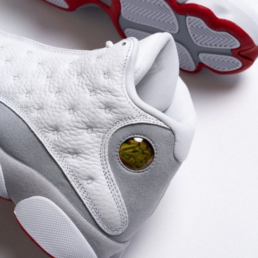 Side profile of Air Jordan 13