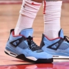 Side profile of Air Jordan 4