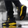 Side profile of Air Jordan 4