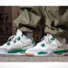 Real lifestyle image of Air Jordan 4