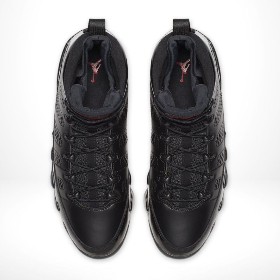 Top view of Air Jordan 9