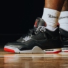 Real lifestyle image of Air Jordan 4