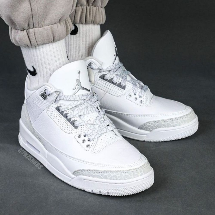 Real lifestyle image of Air Jordan 3