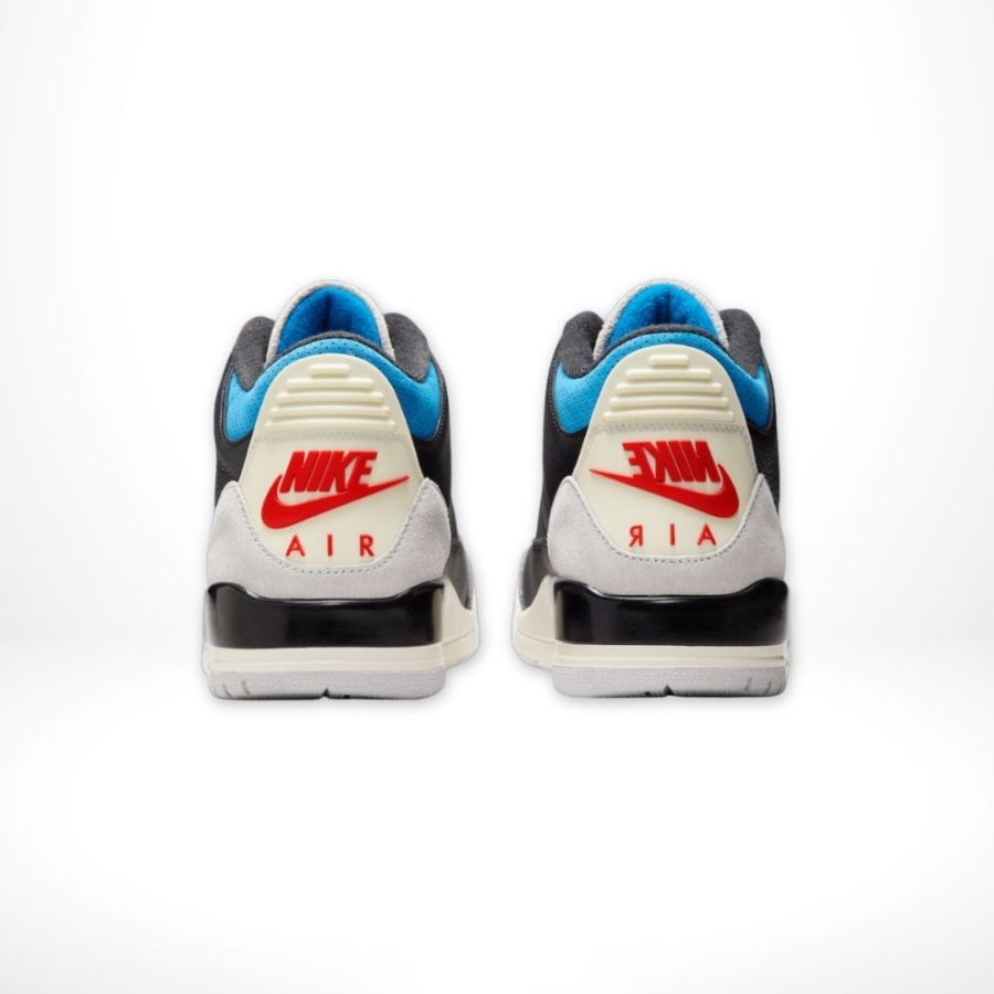 Rear view of Air Jordan 3