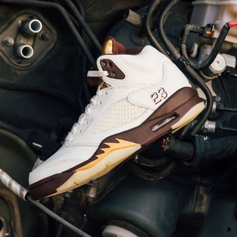 Real lifestyle image of Air Jordan 5
