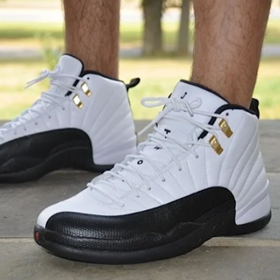 Real lifestyle image of Air Jordan 12