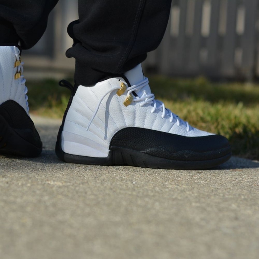 Real lifestyle image of Air Jordan 12