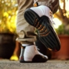 Real lifestyle image of Air Jordan 12