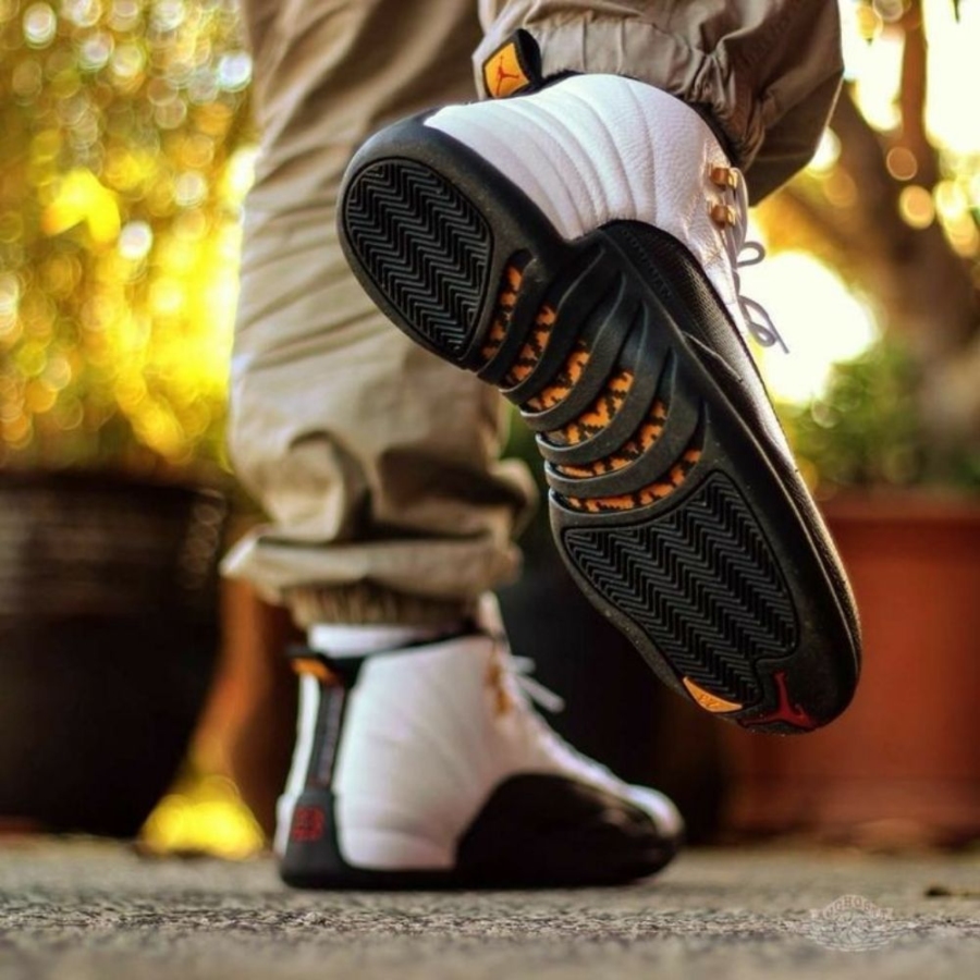 Real lifestyle image of Air Jordan 12