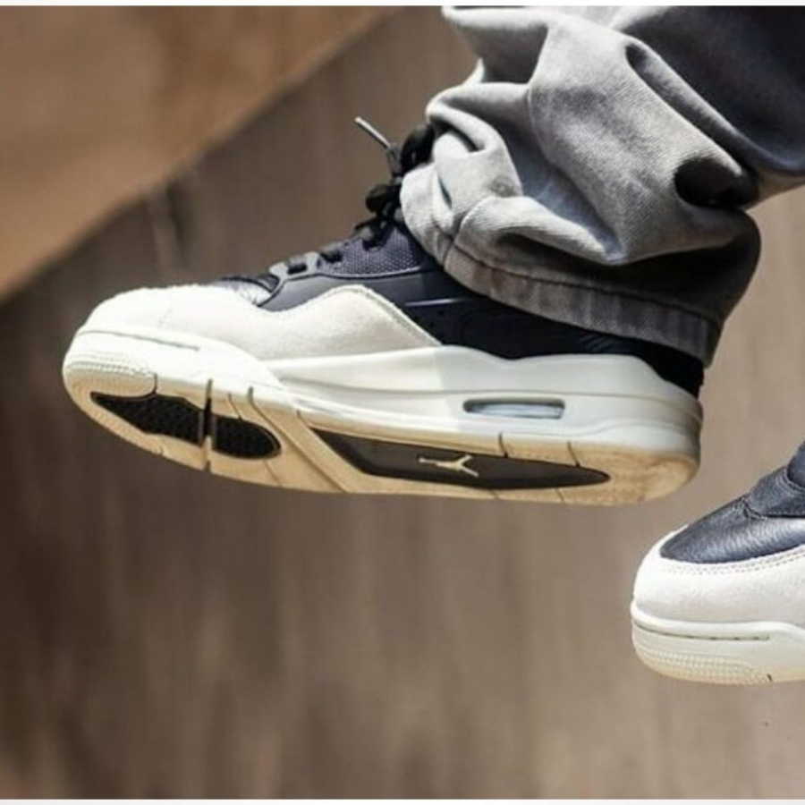 Real lifestyle image of Air Jordan 4
