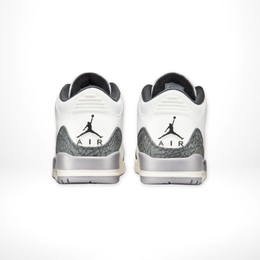 Rear view of Air Jordan 3