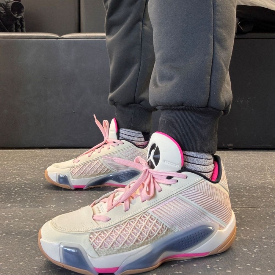 Real lifestyle image of Air Jordan 38