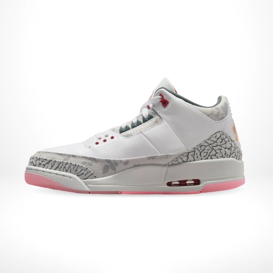 Side profile of Air Jordan 3