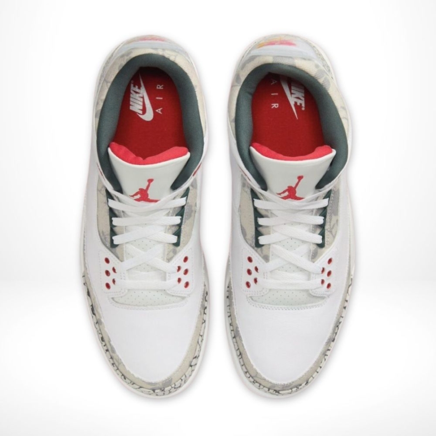 Top view of Air Jordan 3