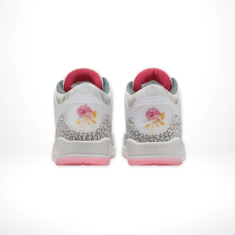 Rear view of Air Jordan 3