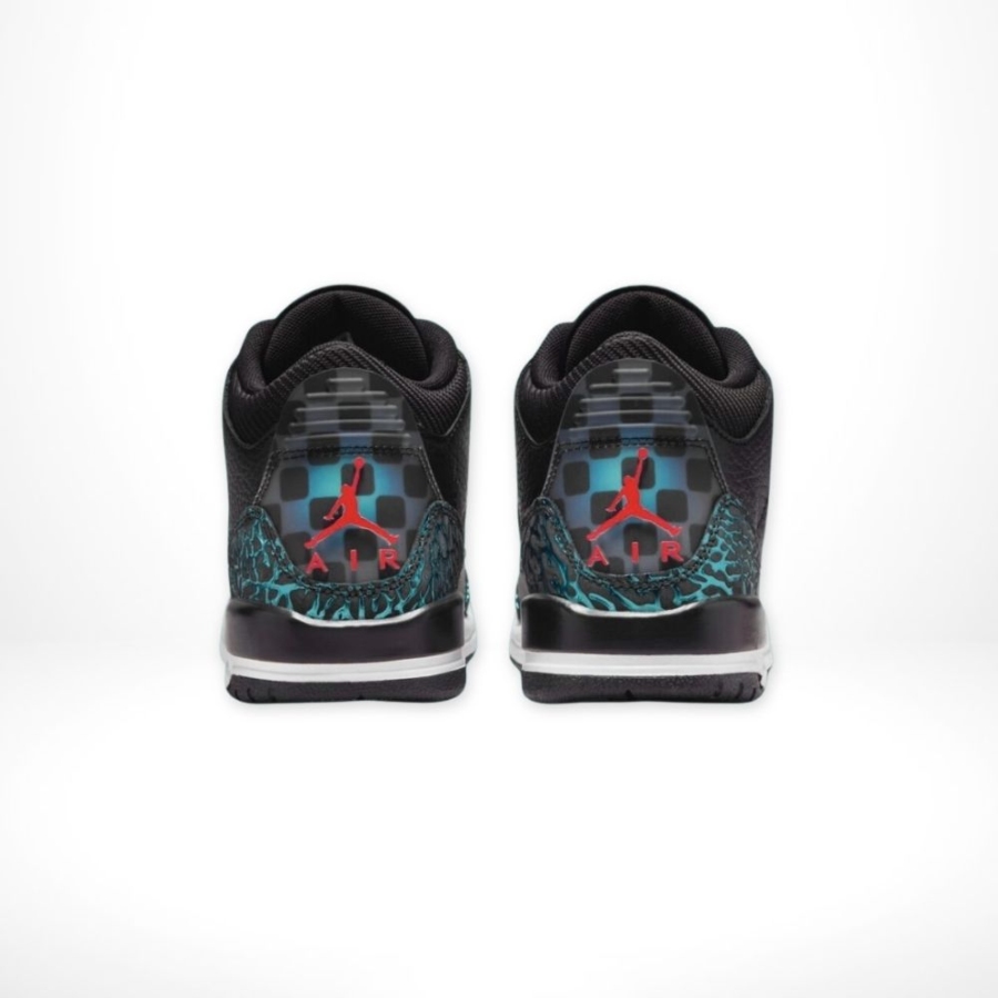 Rear view of Air Jordan 3