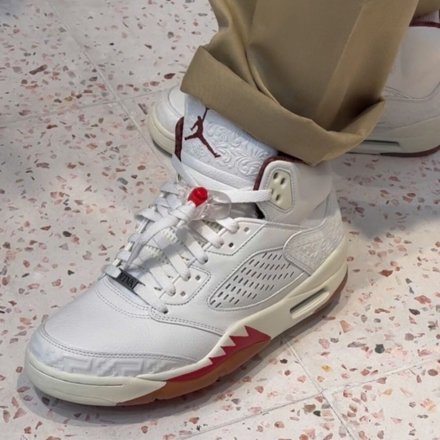 Real lifestyle image of Air Jordan 5