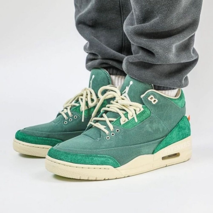 Real lifestyle image of Air Jordan 3