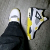 Real lifestyle image of Air Jordan 4