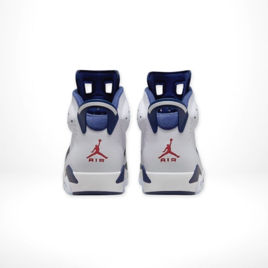 Rear view of Air Jordan 6