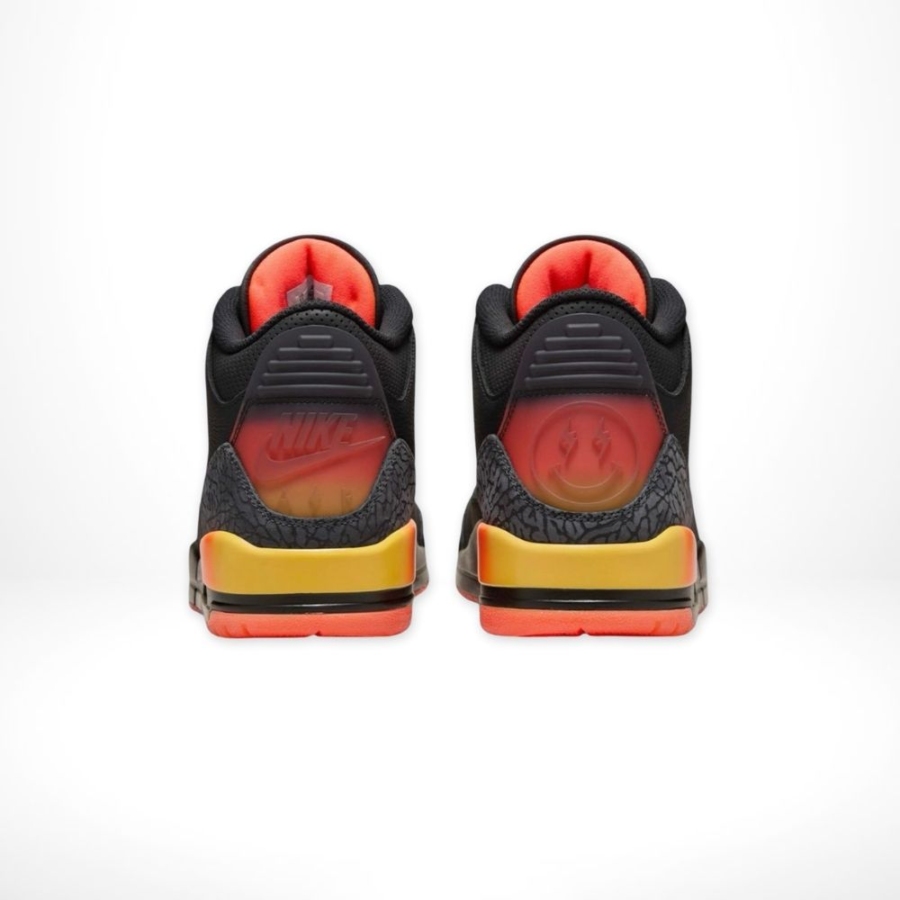 Rear view of Air Jordan 3