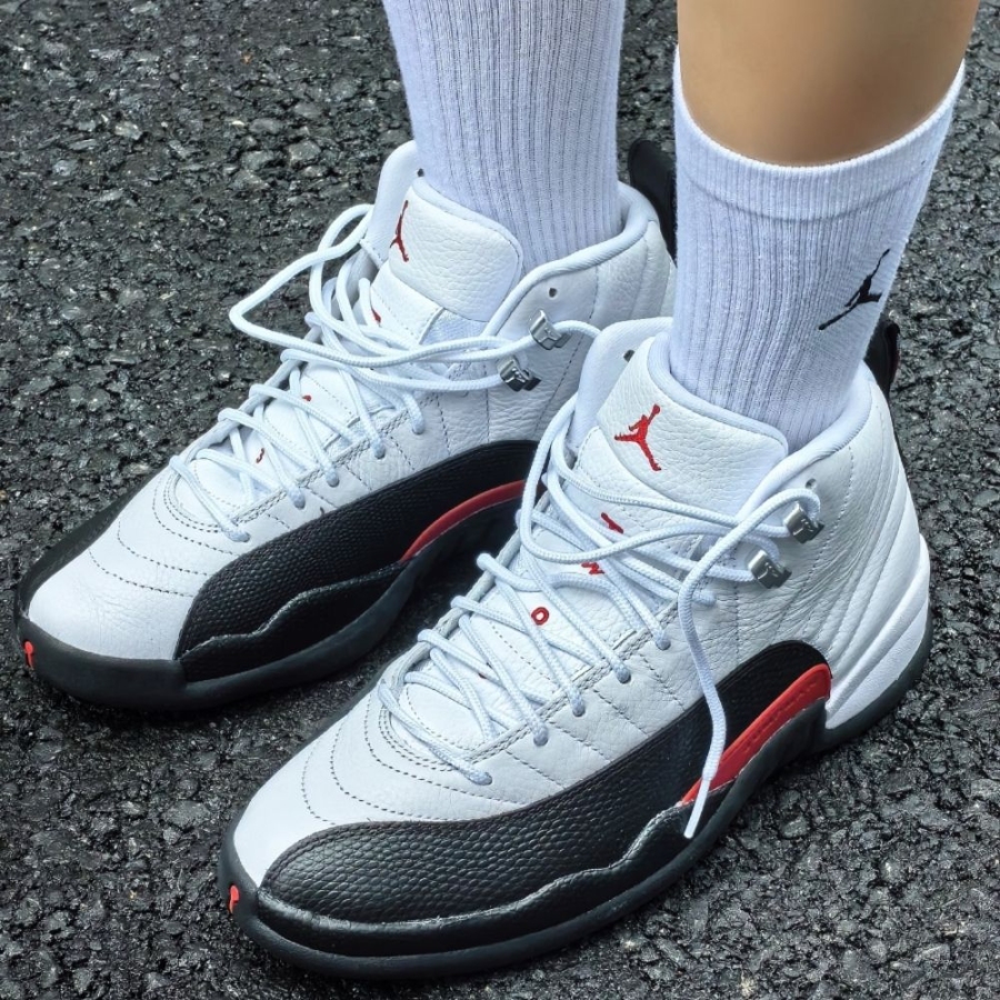Real lifestyle image of Air Jordan 12